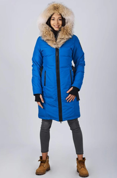 Пуховое пальто Regina (Женский; XL; royal blue)